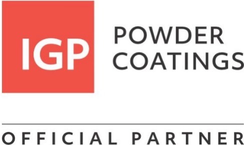 IGP Powder Coatings Official Partner Logo - Pulverlacke und Oberflächenbeschichtung